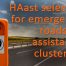 Emergency roadside telephone haast cluster