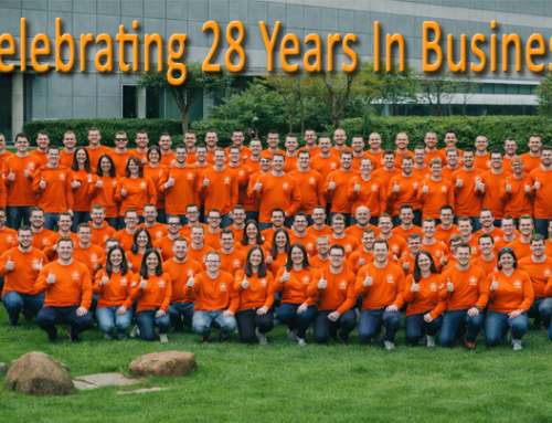 Празднование 28 лет в бизнесе